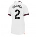 Manchester City Kyle Walker #2 Kopio Vieras Pelipaita Naisten 2023-24 Lyhyet Hihat